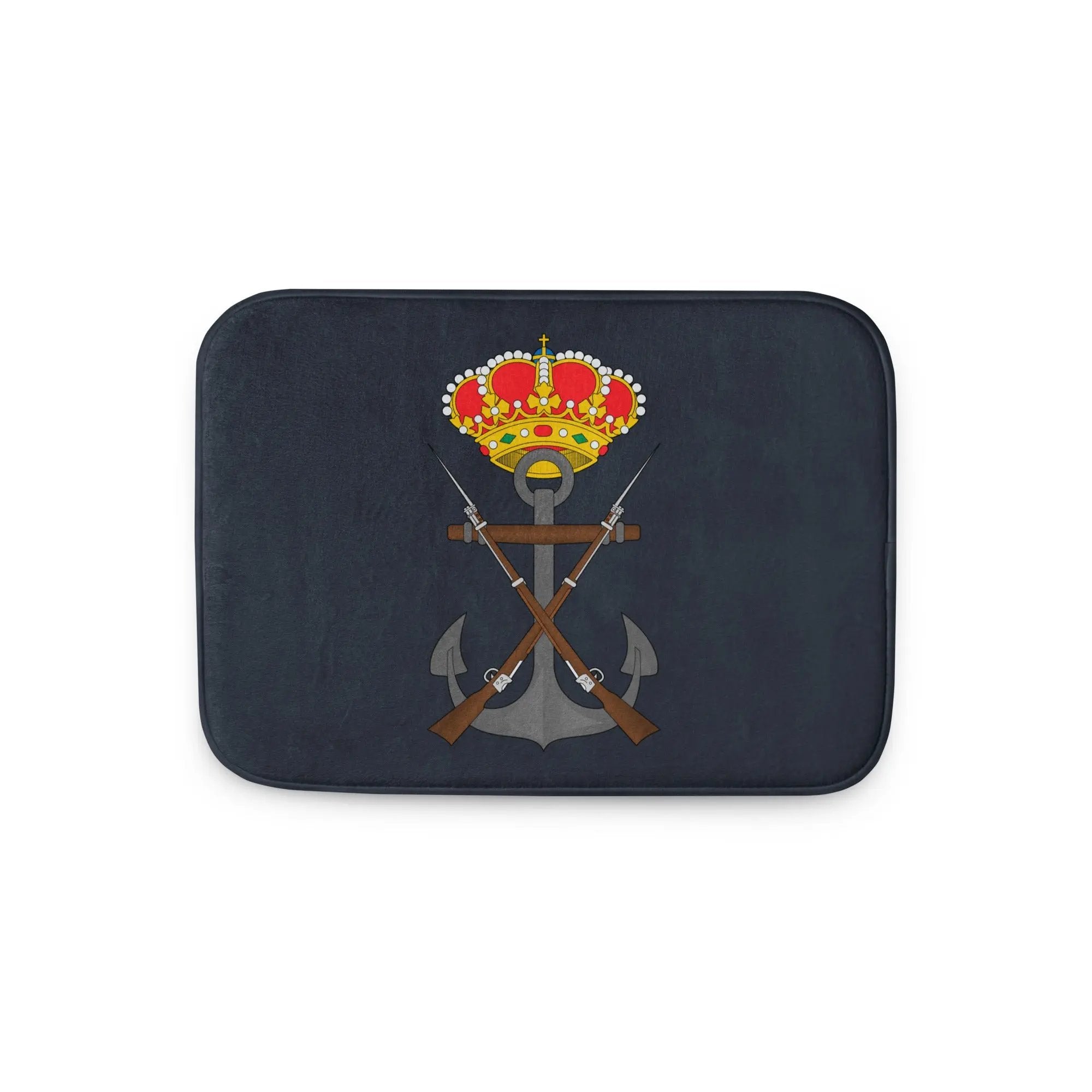 Comprar Alfombrilla de baño viscoelástica Infantería de Marina La Flamenca de Borgoña Bandera España