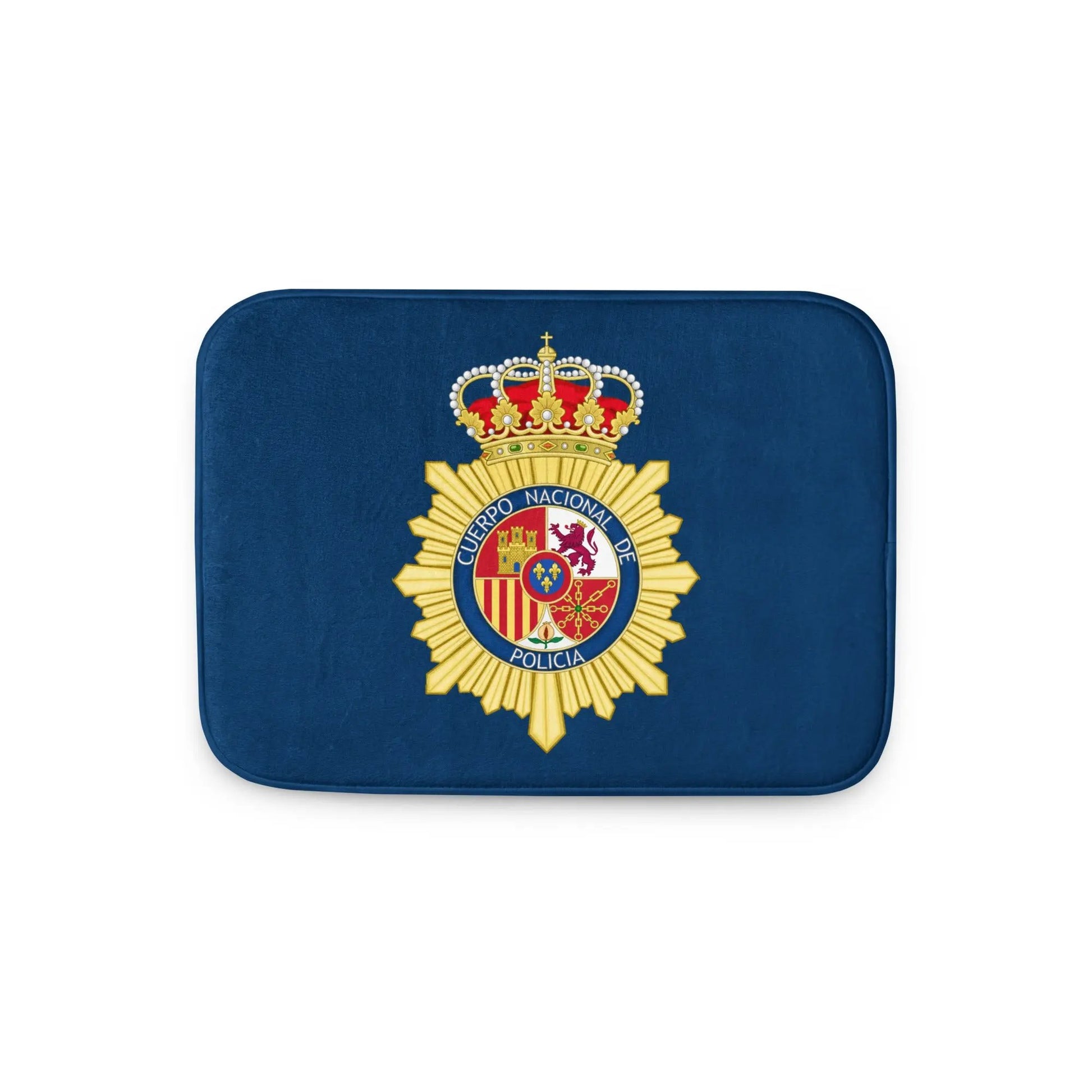 Comprar Alfombrilla de baño viscoelástica Policía Nacional La Flamenca de Borgoña Bandera España