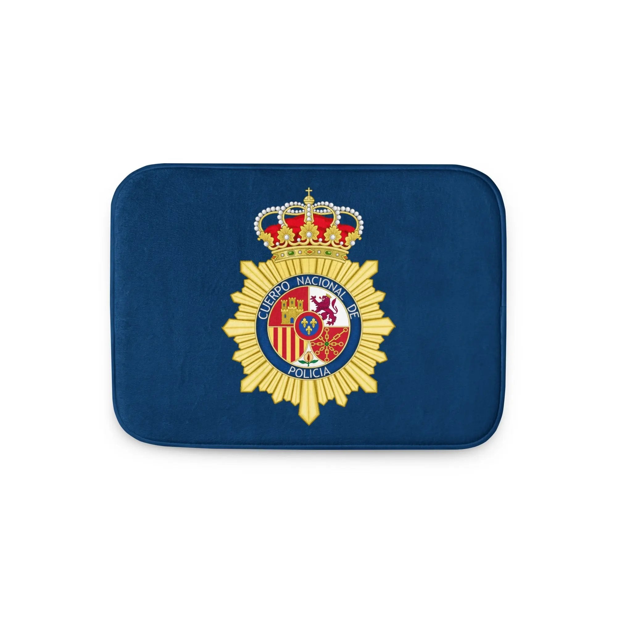 Comprar Alfombrilla de baño viscoelástica Policía Nacional La Flamenca de Borgoña Bandera España