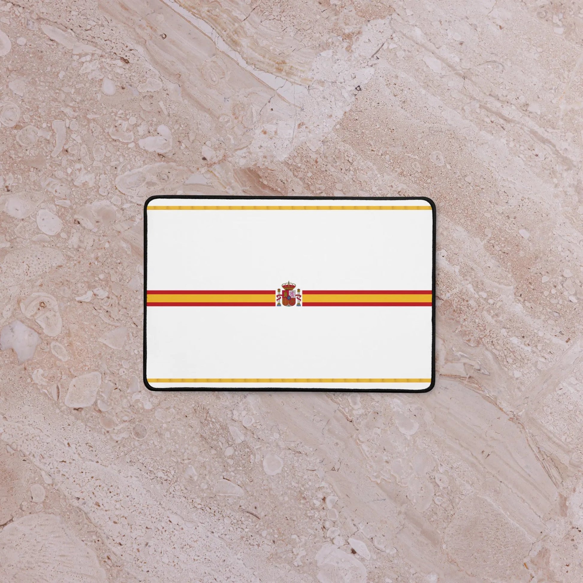 Comprar Alfombrilla de escritorio Bandera de España detalle dorado La Flamenca de Borgoña Bandera España