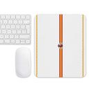 Comprar Alfombrilla de ratón Bandera de España detalle dorado La Flamenca de Borgoña Bandera España