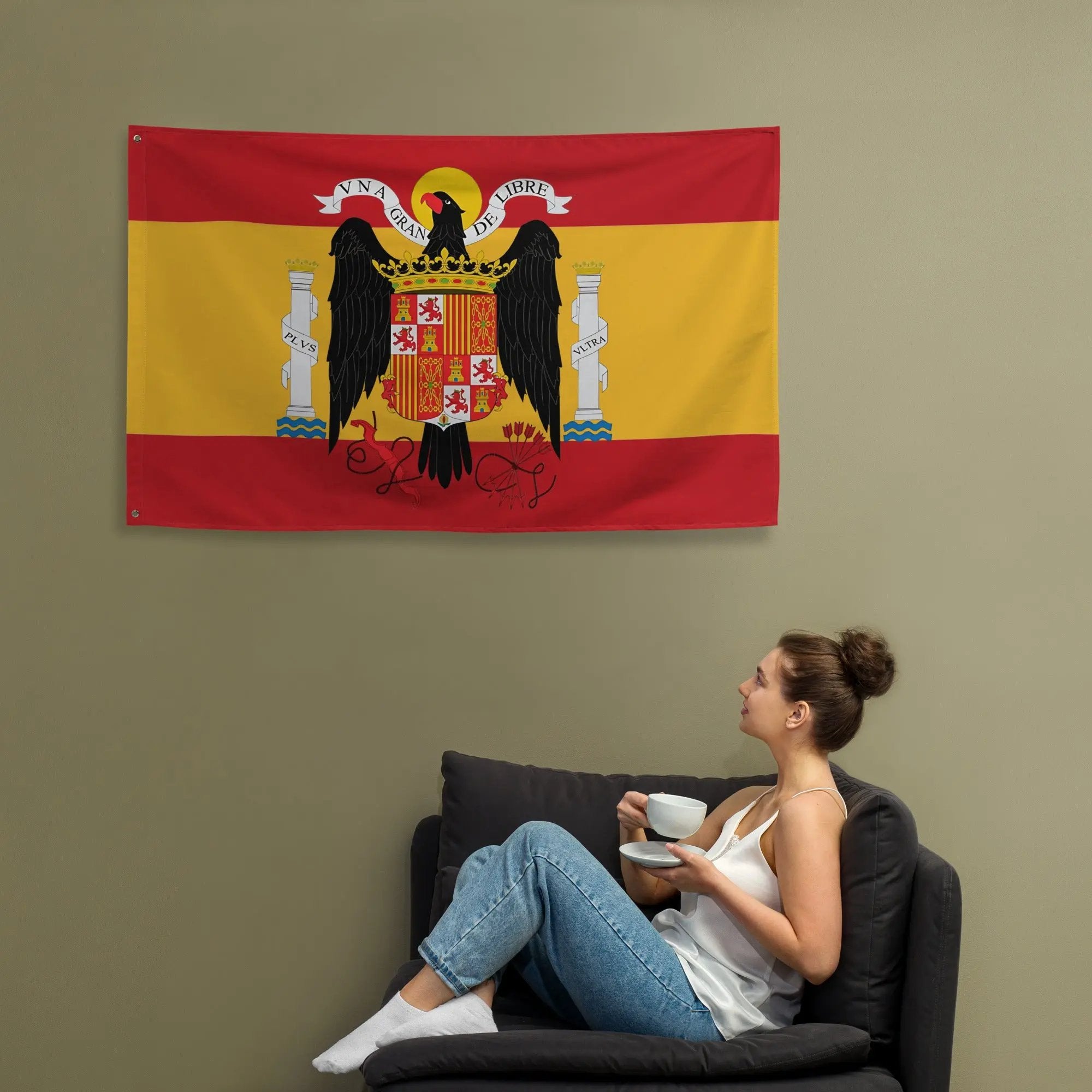 Comprar Bandera Águila de San Juan La Flamenca de Borgoña Bandera España
