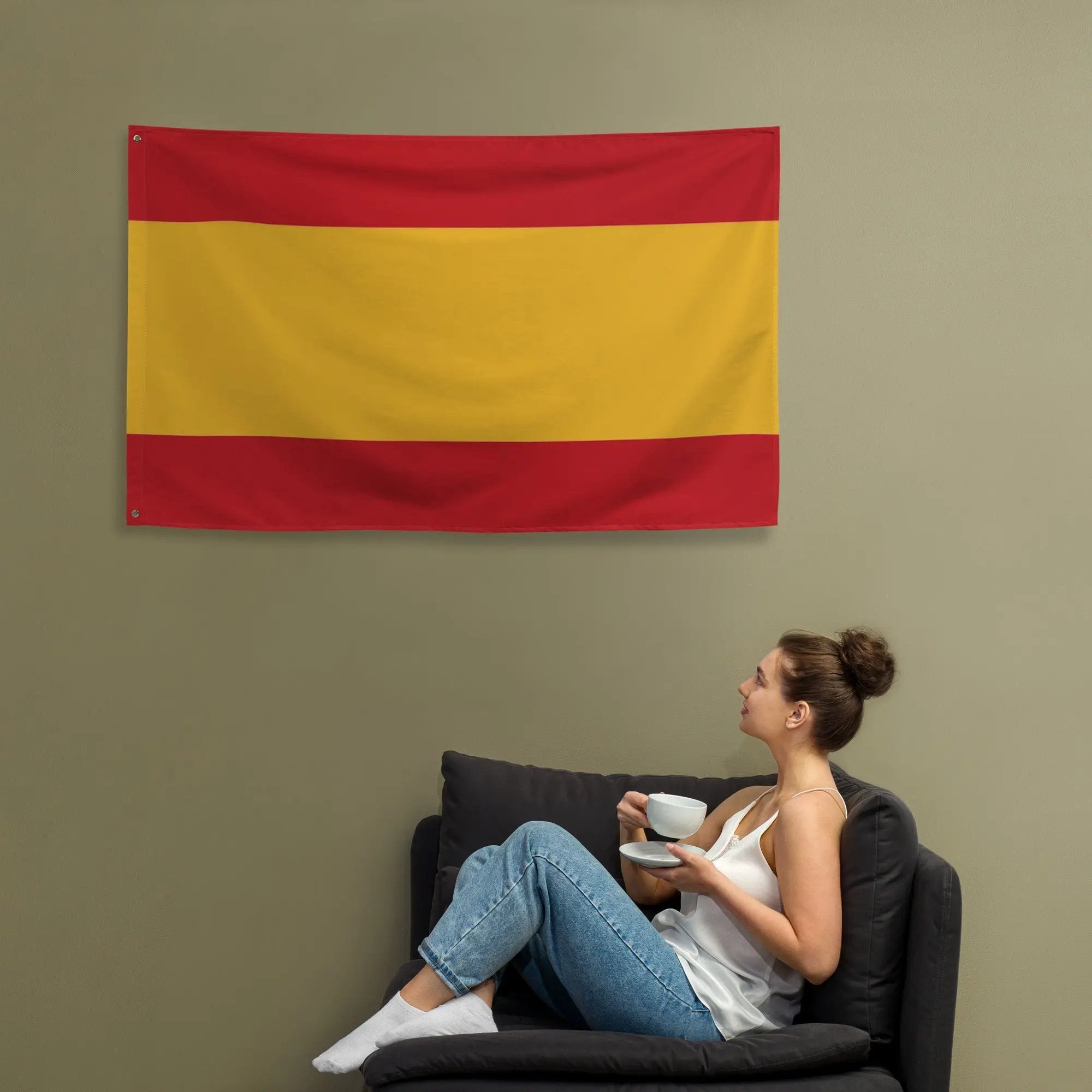 Comprar Bandera Bandera España (sin escudo) La Flamenca de Borgoña Bandera España