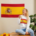 Comprar Bandera Bandera España con escudo La Flamenca de Borgoña Bandera España