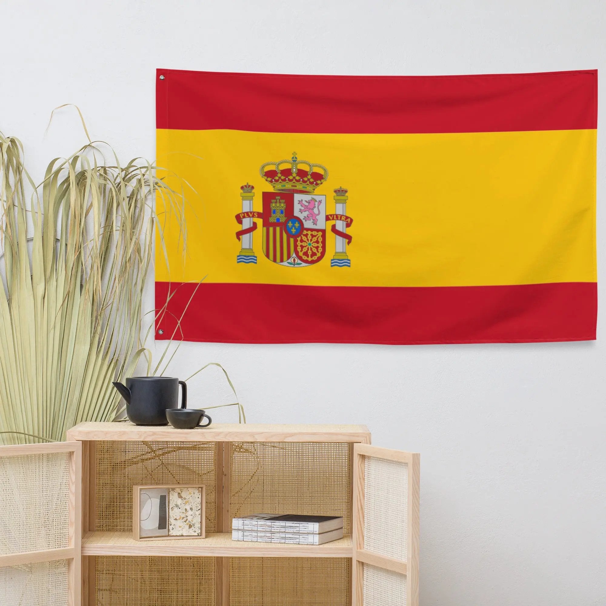Comprar Bandera Bandera España con escudo La Flamenca de Borgoña Bandera España