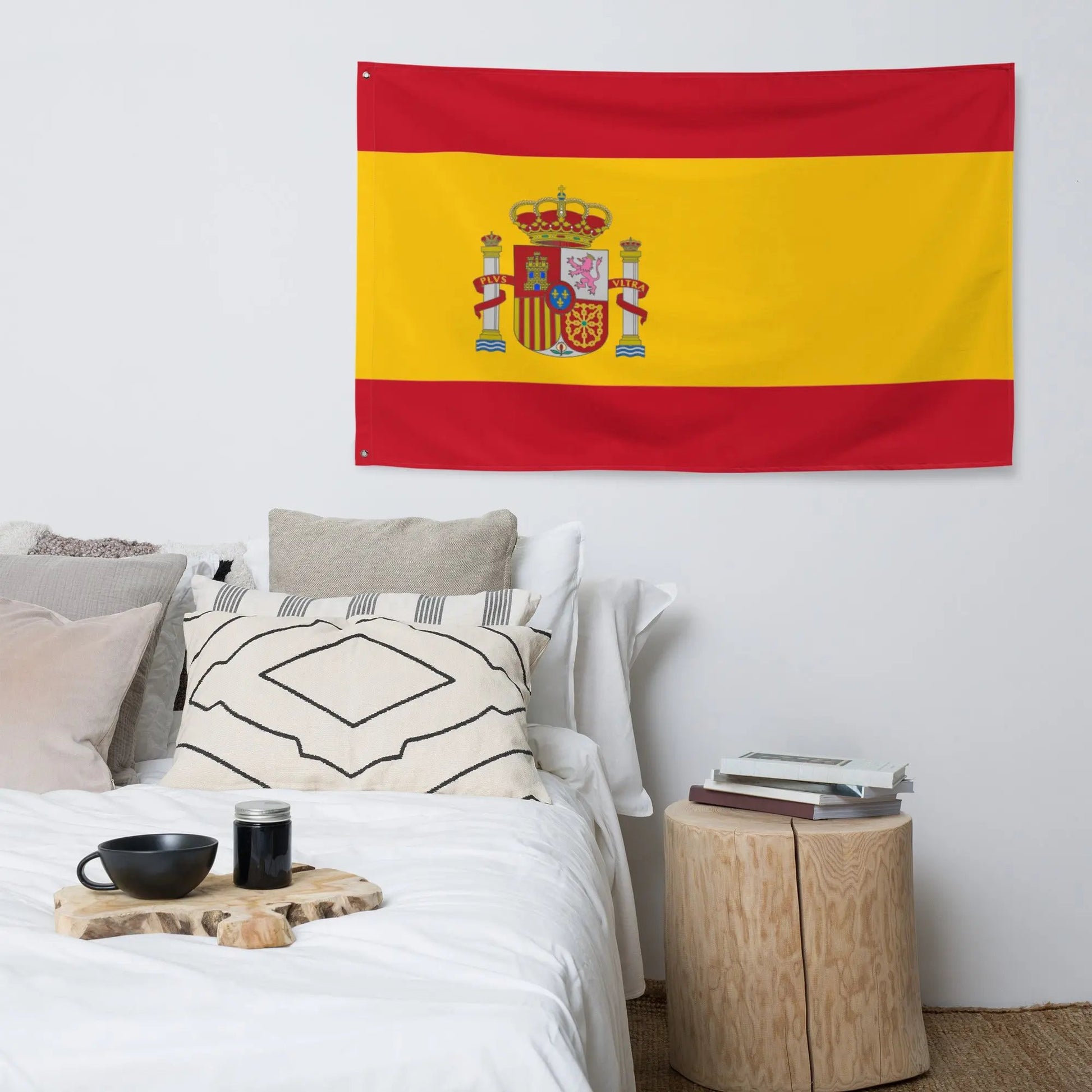 Comprar Bandera Bandera España con escudo La Flamenca de Borgoña Bandera España