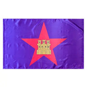 Comprar Bandera Pendón Estrellado 150 x 90 cm (Satén) La Flamenca de Borgoña Bandera España