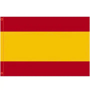 Comprar Bandera de España sin Escudo con 2 Anillas 60 x 90 cm (Satén) La Flamenca de Borgoña Bandera España