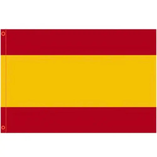 Comprar Bandera de España sin Escudo con 2 Anillas 60 x 90 cm (Satén) La Flamenca de Borgoña Bandera España