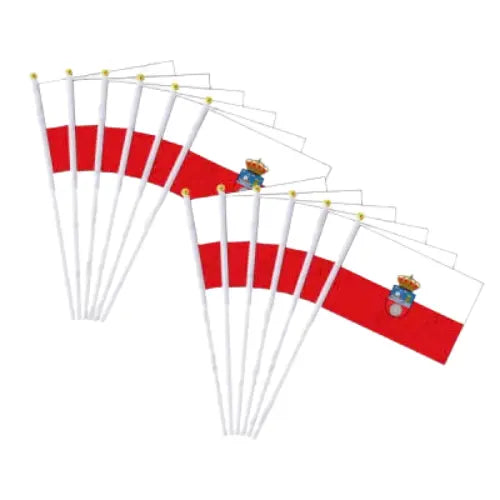 Comprar Bandera de Mano de Cantabria 20x30 cm La Flamenca de Borgoña Bandera España