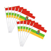 Comprar Bandera de Mano de La Rioja 20x30 cm La Flamenca de Borgoña Bandera España