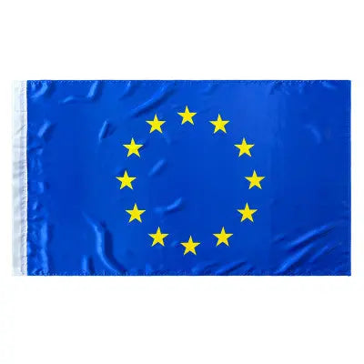 Comprar Bandera de la Unión Europea 150x90 cm en Satén La Flamenca de Borgoña Bandera España