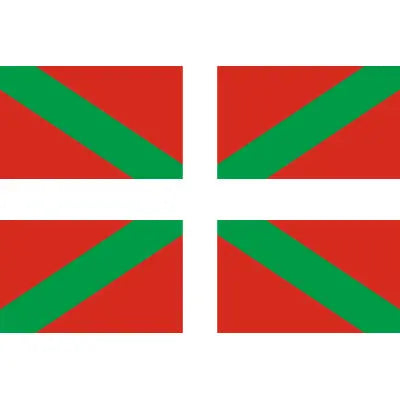 Comprar Bandera del País Vasco / Ikurriña (70 x 100 cm - Poliéster) La Flamenca de Borgoña Bandera España