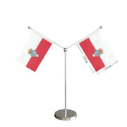Comprar Banderín de Mesa de Cantabria 10x15 cm (sin Asta) La Flamenca de Borgoña Bandera España