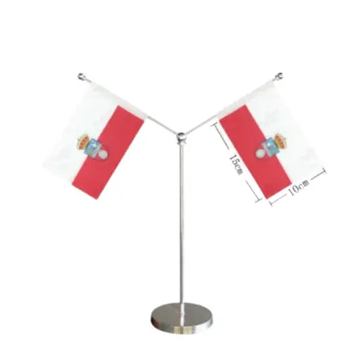 Comprar Banderín de Mesa de Cantabria 10x15 cm (sin Asta) La Flamenca de Borgoña Bandera España