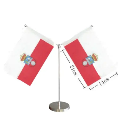 Comprar Banderín de Mesa de Cantabria 14x21 cm (sin Asta) La Flamenca de Borgoña Bandera España