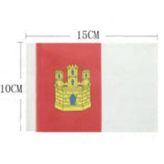 Comprar Banderín de Mesa de Castilla-La Mancha 10x15 cm (sin Asta) La Flamenca de Borgoña Bandera España
