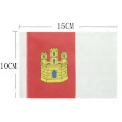 Comprar Banderín de Mesa de Castilla-La Mancha 10x15 cm (sin Asta) La Flamenca de Borgoña Bandera España