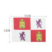 Comprar Banderín de Mesa de Castilla y León 14x21 cm (sin Asta) La Flamenca de Borgoña Bandera España