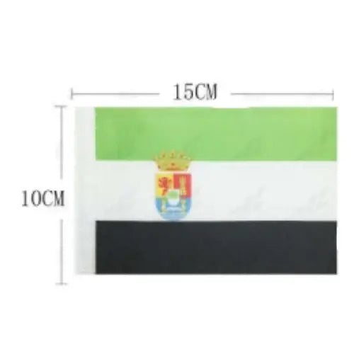 Comprar Banderín de Mesa de Extremadura 10x15 cm (Sin Asta) La Flamenca de Borgoña Bandera España