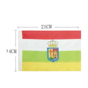 Comprar Banderín de Mesa de La Rioja 10x15 cm (Sin Asta) La Flamenca de Borgoña Bandera España