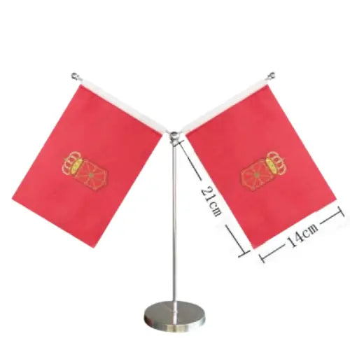 Comprar Banderín de Mesa sin Asta Comunidad Foral de Navarra (14 x 21 cm) La Flamenca de Borgoña Bandera España