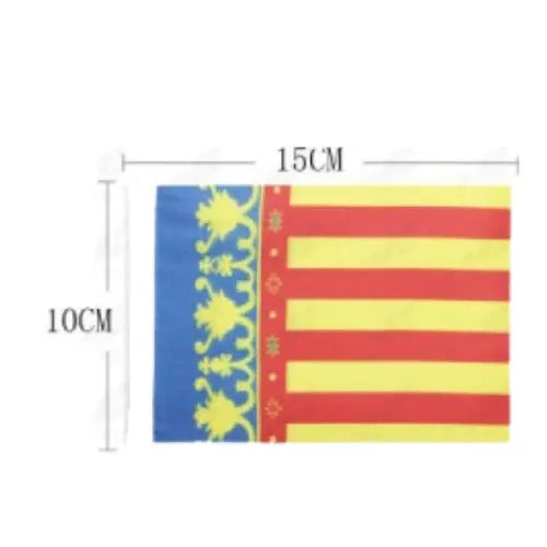 Comprar Banderín de Mesa sin Asta Comunidad Valenciana (10 x 15 cm) La Flamenca de Borgoña Bandera España