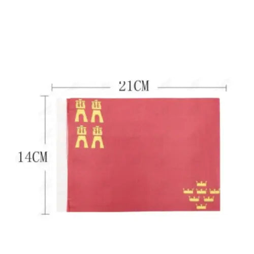 Comprar Banderín de Mesa sin Asta Región de Murcia (14 x 21 cm) La Flamenca de Borgoña Bandera España