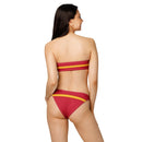 Comprar Bikini bandeau reciclado Bandera España La Flamenca de Borgoña Bandera España