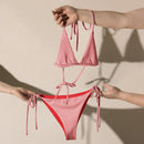 Comprar Bikini de triángulo Cruces de Borgoña La Flamenca de Borgoña, Bandera de España, Cruz de Borgoña, Patricia Muñoz, VOX, Santiago Abascal