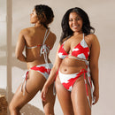 Comprar Bikini de triángulo Cruz de Borgoña La Flamenca de Borgoña, Bandera de España, Cruz de Borgoña, Patricia Muñoz, VOX, Santiago Abascal