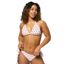 Comprar Bikini de triángulo Cruz de Borgoña mosaico La Flamenca de Borgoña, Bandera de España, Cruz de Borgoña, Patricia Muñoz, VOX, Santiago Abascal