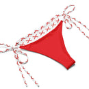 Comprar Bikini de triángulo Cruz de Borgoña mosaico La Flamenca de Borgoña, Bandera de España, Cruz de Borgoña, Patricia Muñoz, VOX, Santiago Abascal