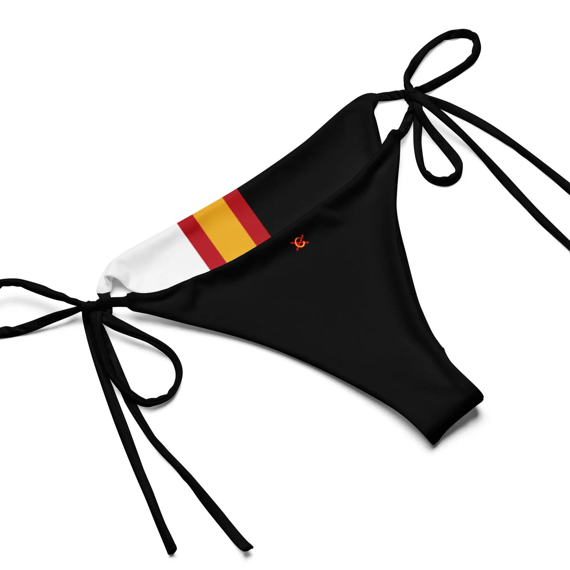 Comprar Bikini de triángulo negro Bandera España La Flamenca de Borgoña, Bandera de España, Cruz de Borgoña, Patricia Muñoz, VOX, Santiago Abascal