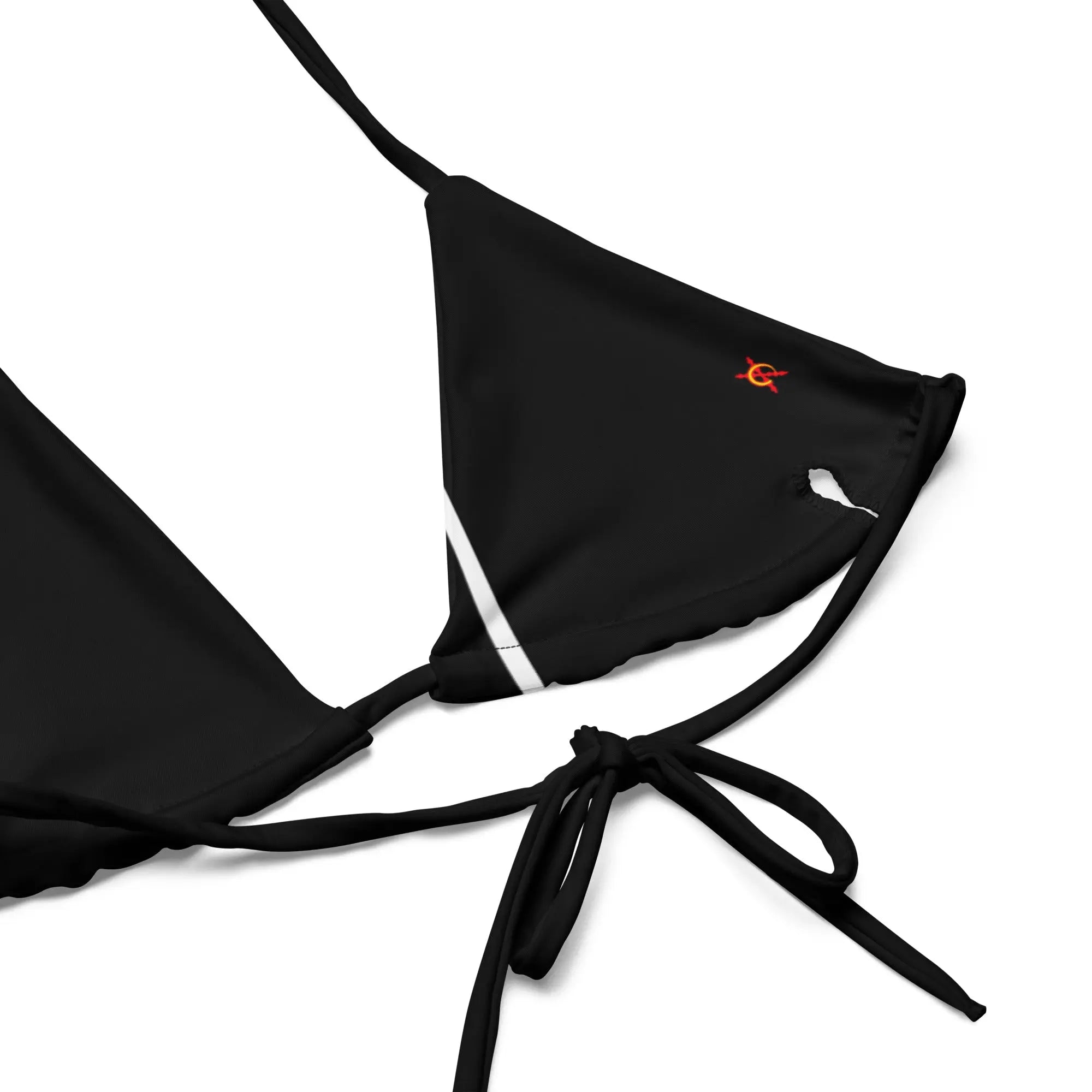 Comprar Bikini de triángulo negro Bandera España La Flamenca de Borgoña, Bandera de España, Cruz de Borgoña, Patricia Muñoz, VOX, Santiago Abascal