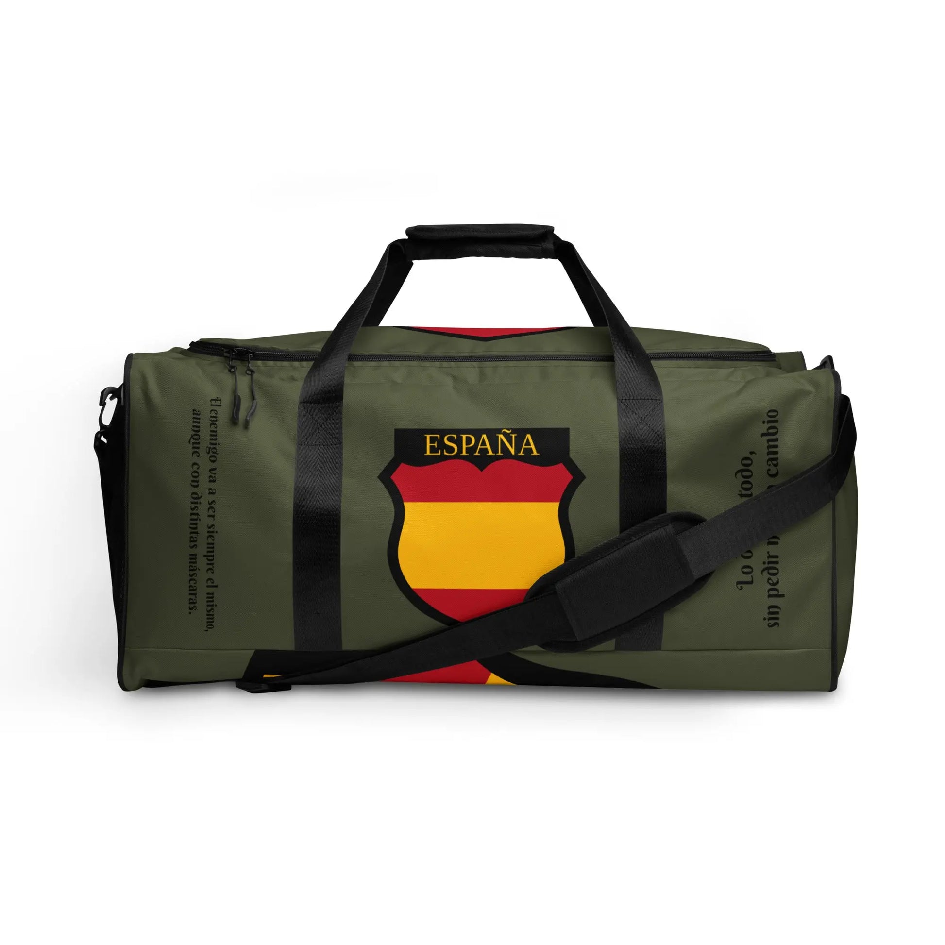 Comprar Bolsa de deporte División Azul Bandera España La Flamenca de Borgoña Patricia Muñoz VOX