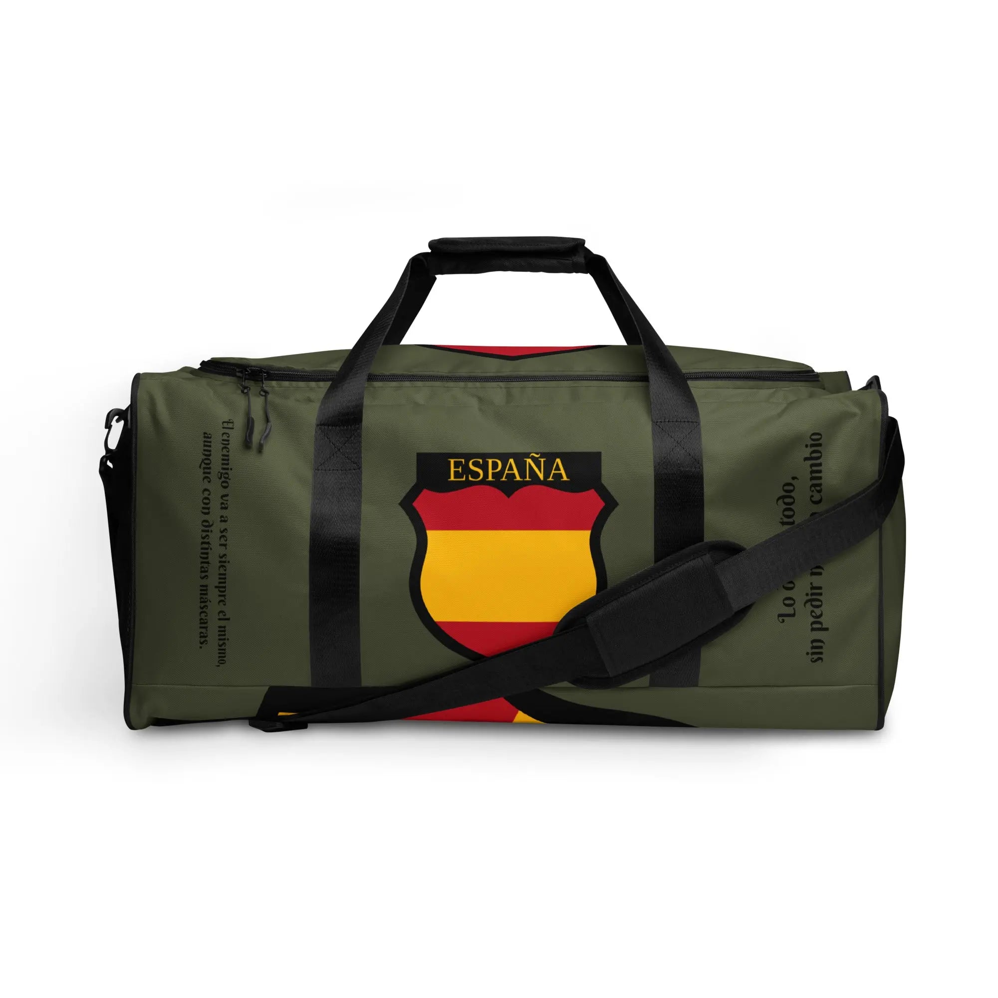 Comprar Bolsa de deporte División Azul Bandera España La Flamenca de Borgoña Patricia Muñoz VOX