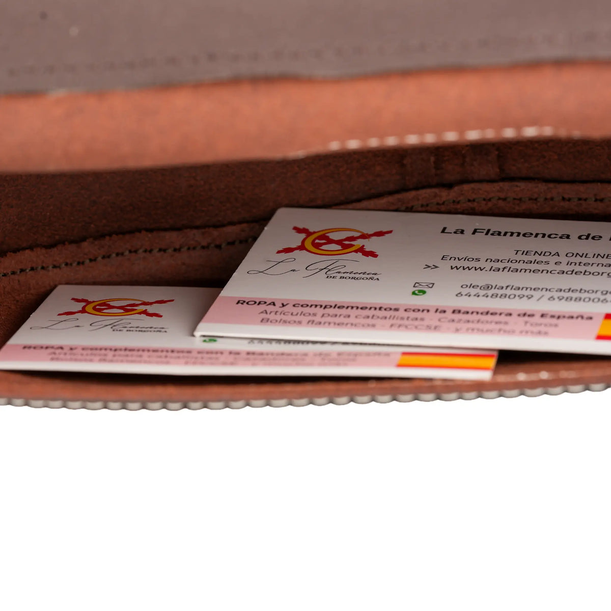 Comprar Bolso bandolera de piel Bandera de España · Convertible en riñonera La Flamenca de Borgoña Bandera España