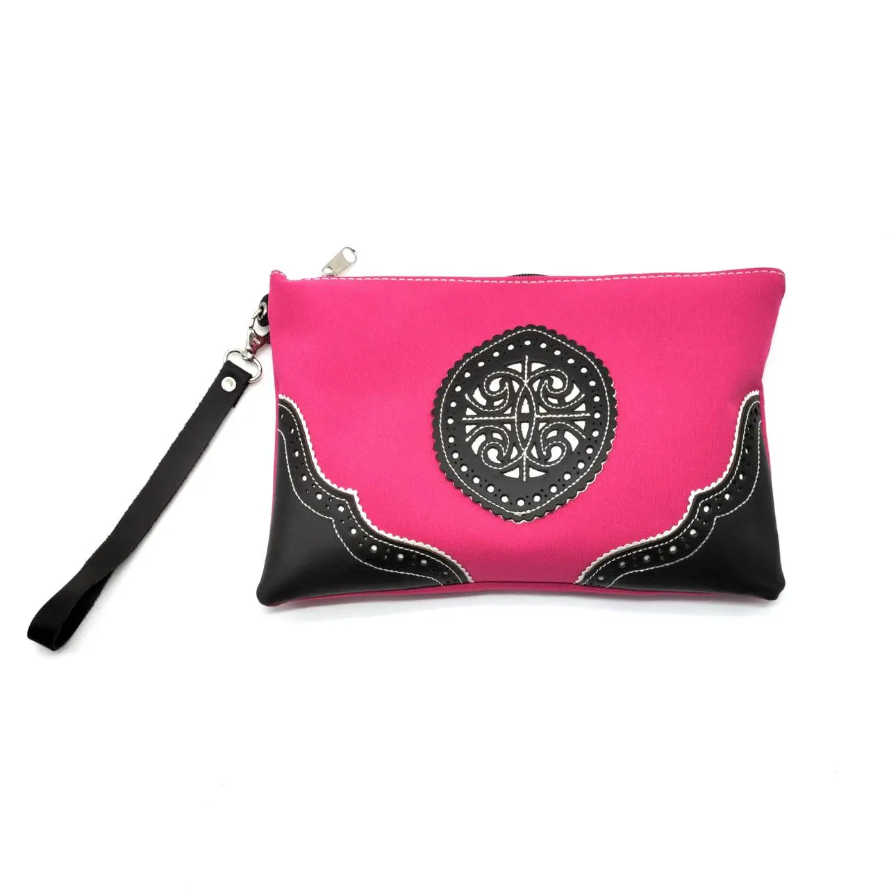 Bolso de mano Rosa capote y taurino - LaFlamencadeBorgoña