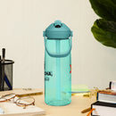 Comprar Botella de agua con tapa y pajita abatible "SÍ, Soy Facha, y con orgullo" La Flamenca de Borgoña Bandera España