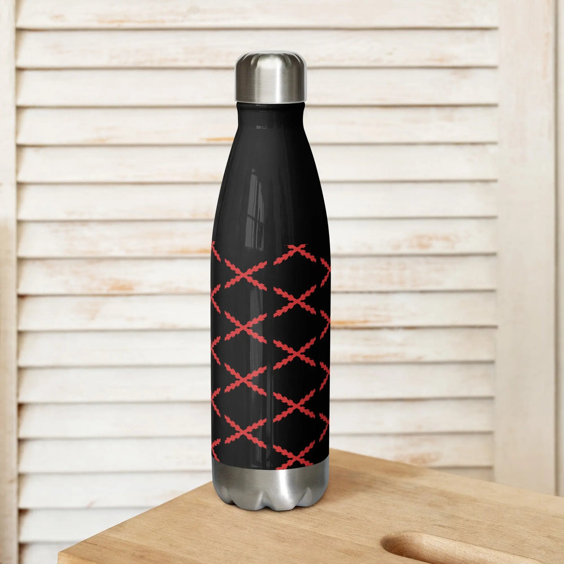 Comprar Botella de agua de acero inoxidable Cruz de Borgoña La Flamenca de Borgoña, Bandera de España, Cruz de Borgoña, Patricia Muñoz, VOX, Santiago Abascal