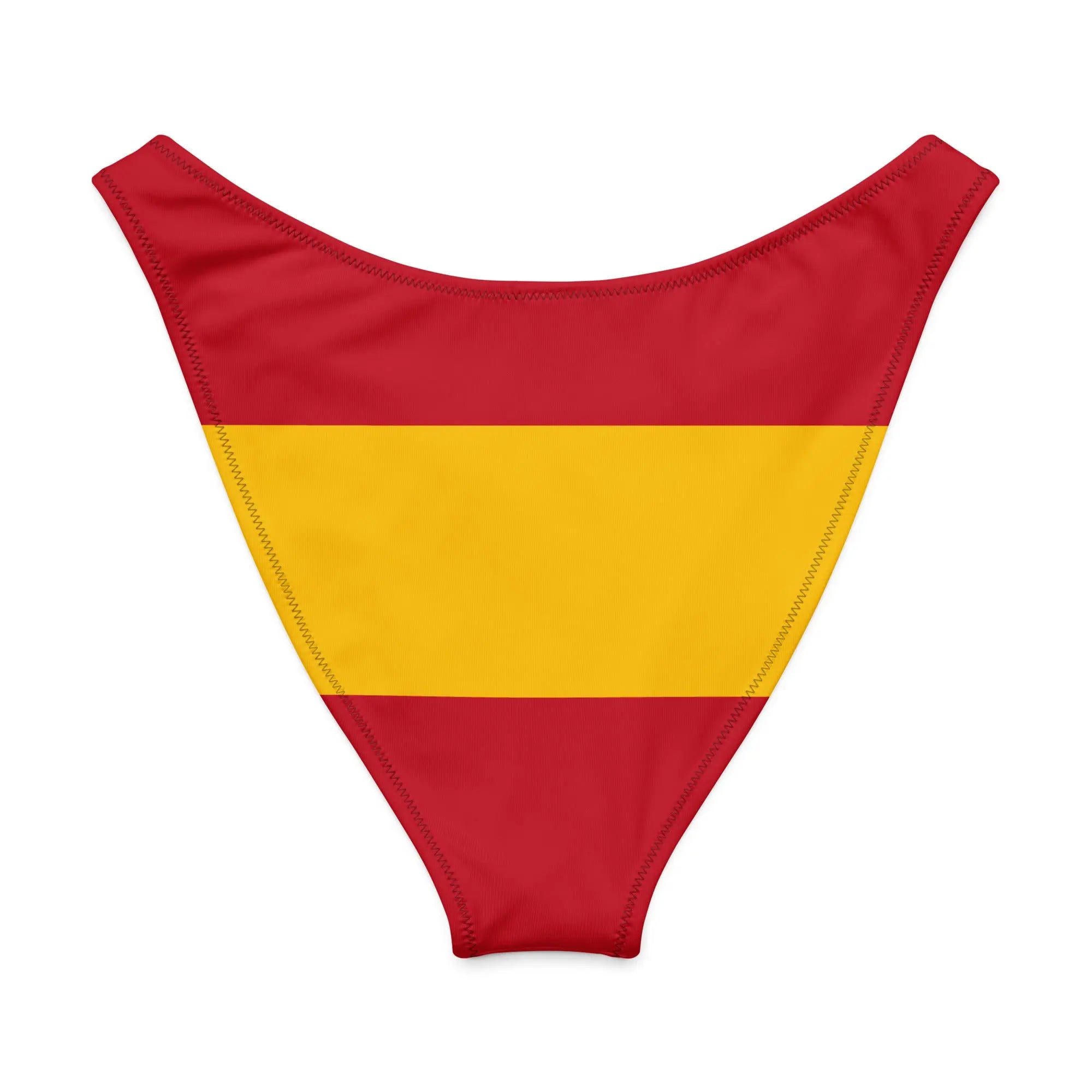 Comprar Braguita de bikini con corte en V reciclada Bandera España La Flamenca de Borgoña Bandera España