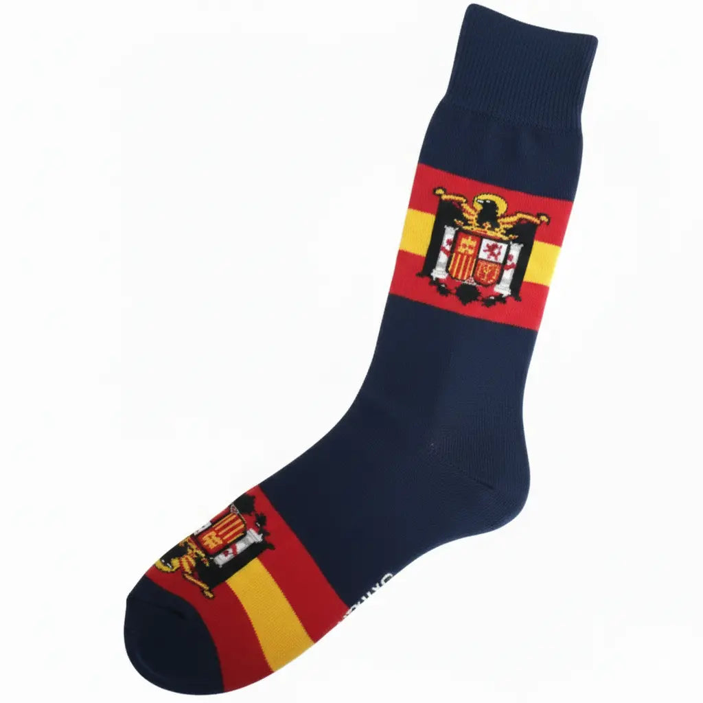 Comprar Calcetines Falange Española con Bandera de España - Azul La Flamenca de Borgoña Bandera España