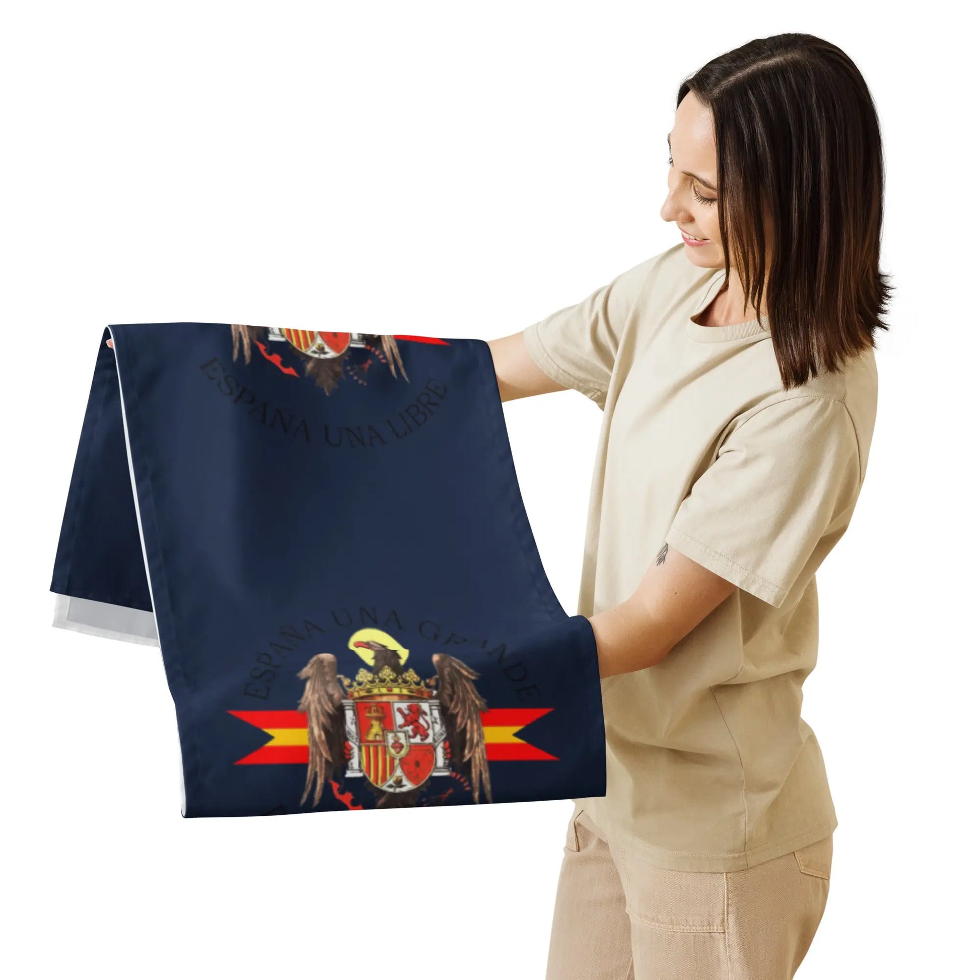 Comprar Camino de mesa Águila de San Juan Bandera España La Flamenca de Borgoña Patricia Muñoz VOX