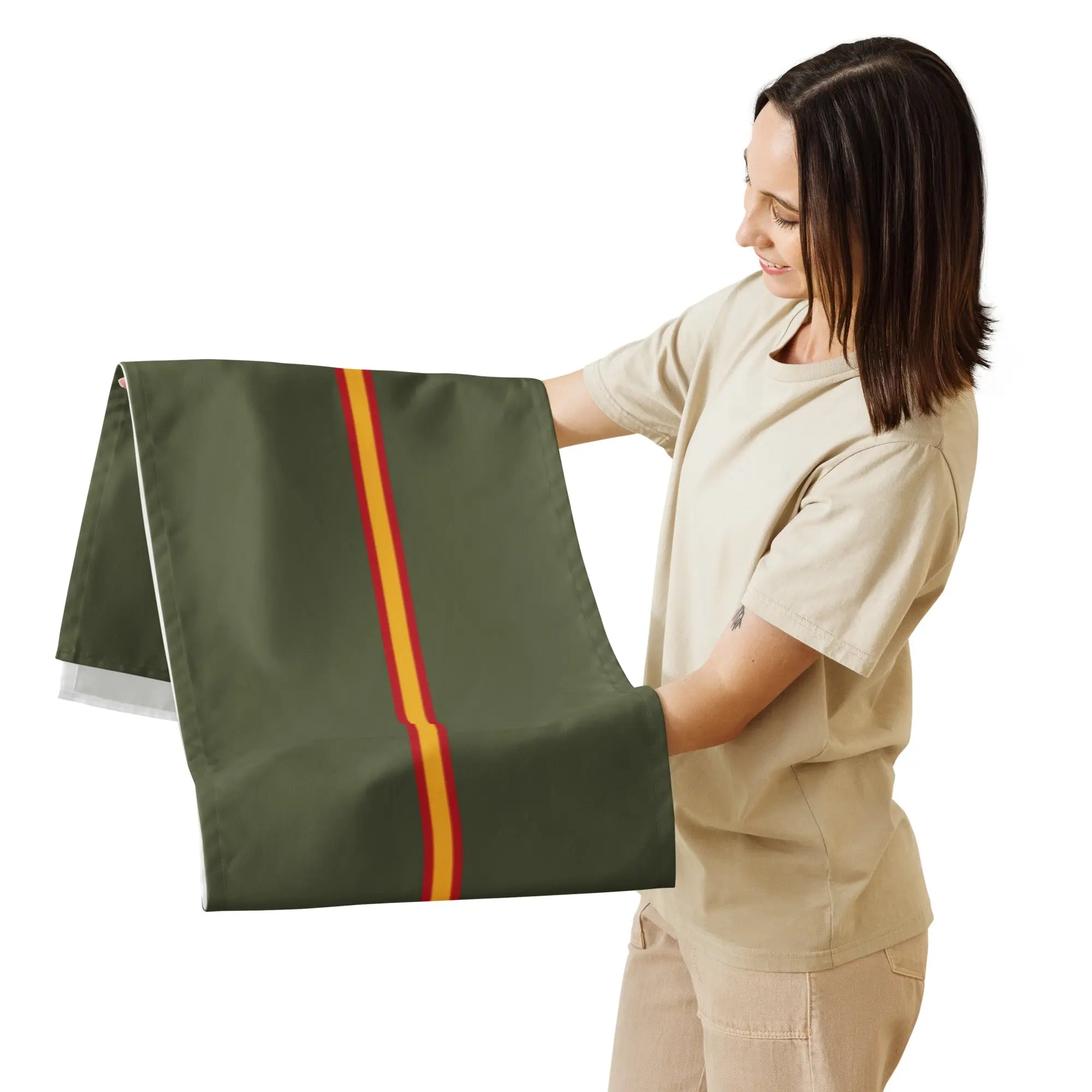 Comprar Camino de mesa Bandera España verde Bandera España La Flamenca de Borgoña Patricia Muñoz VOX