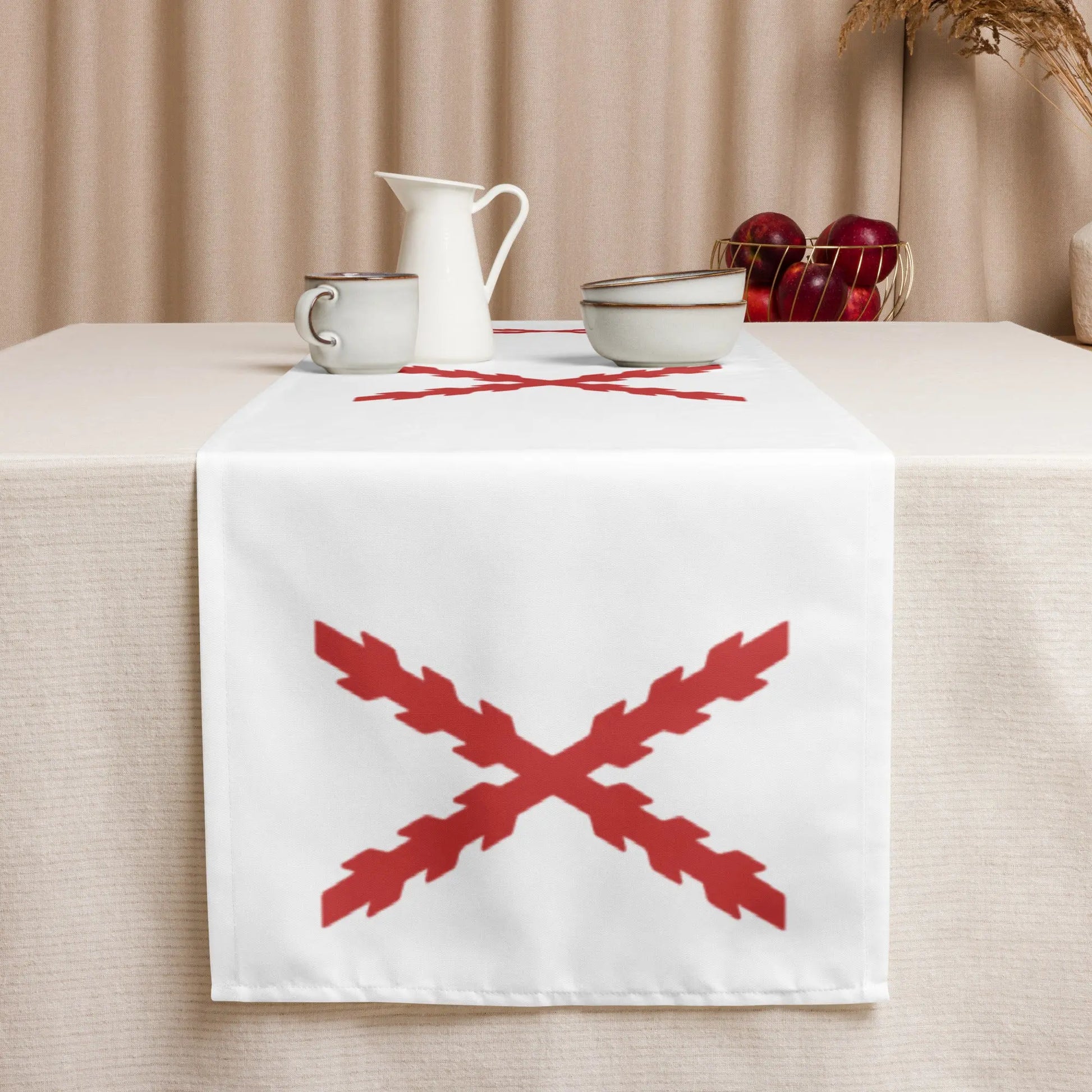 Comprar Camino de mesa Cruz de Borgoña Bandera España La Flamenca de Borgoña Patricia Muñoz VOX