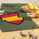 Comprar Camino de mesa División Azul La Flamenca de Borgoña, Bandera de España, Cruz de Borgoña, Patricia Muñoz, VOX, Santiago Abascal