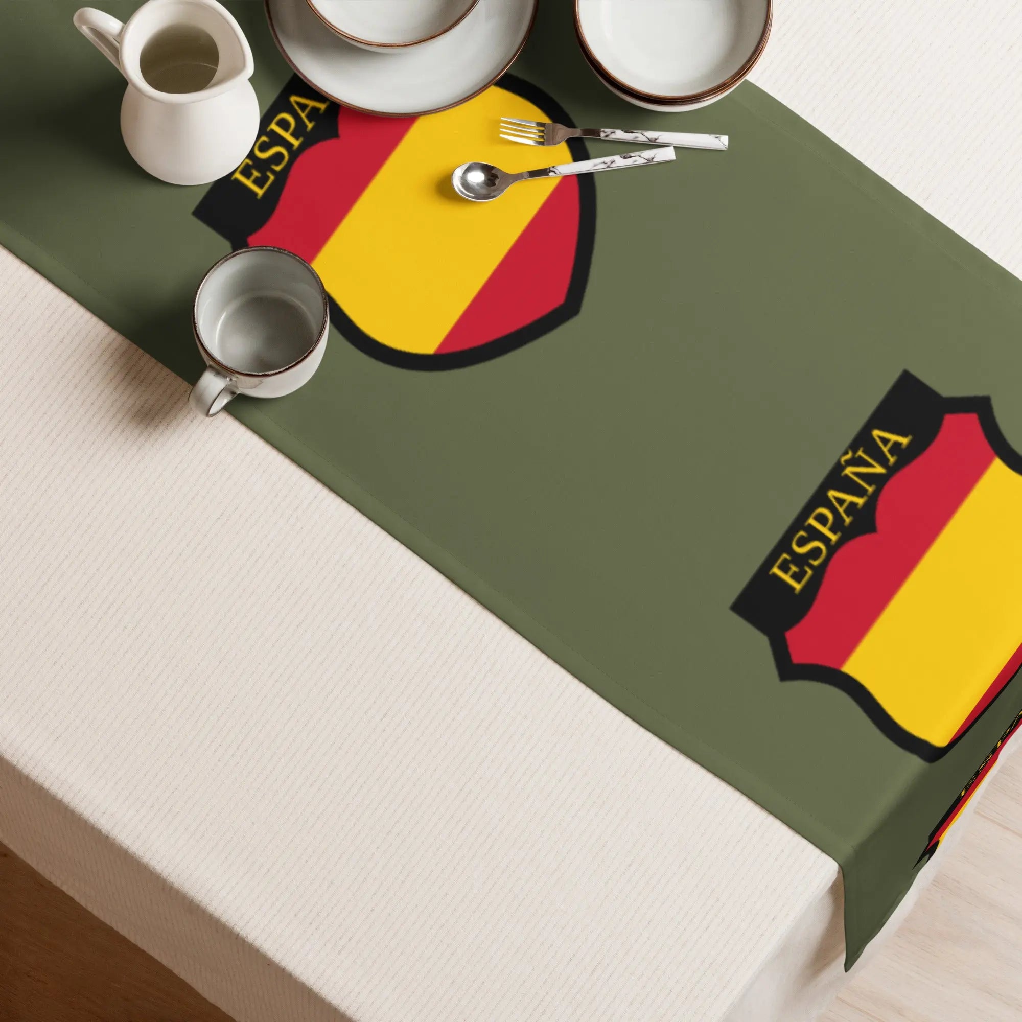 Comprar Camino de mesa División Azul Bandera España La Flamenca de Borgoña Patricia Muñoz VOX