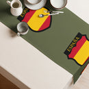 Comprar Camino de mesa División Azul La Flamenca de Borgoña, Bandera de España, Cruz de Borgoña, Patricia Muñoz, VOX, Santiago Abascal