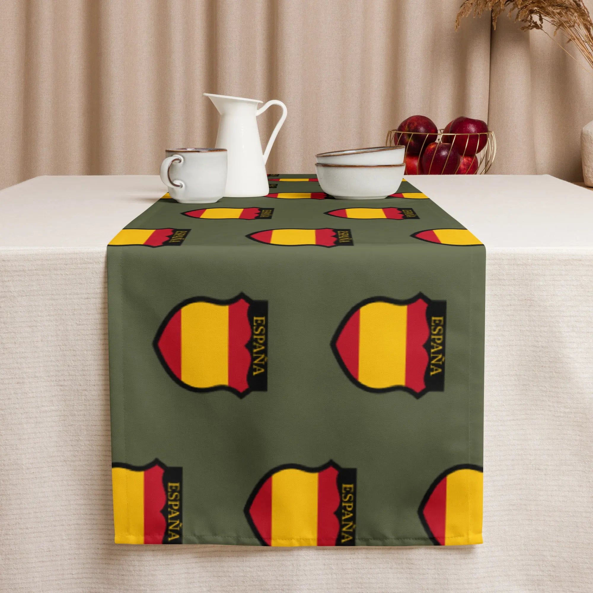 Comprar Camino de mesa División Azul Bandera España La Flamenca de Borgoña Patricia Muñoz VOX